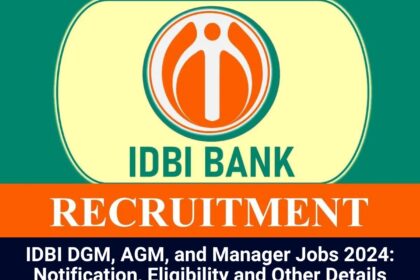 IDBI Jobs 2024