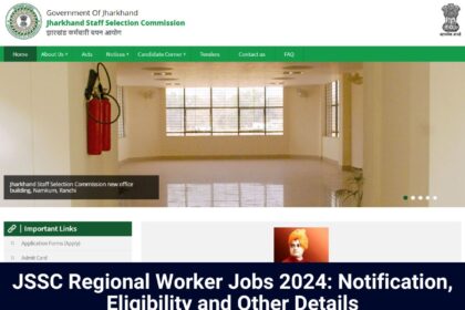 JSSC Jobs 2024