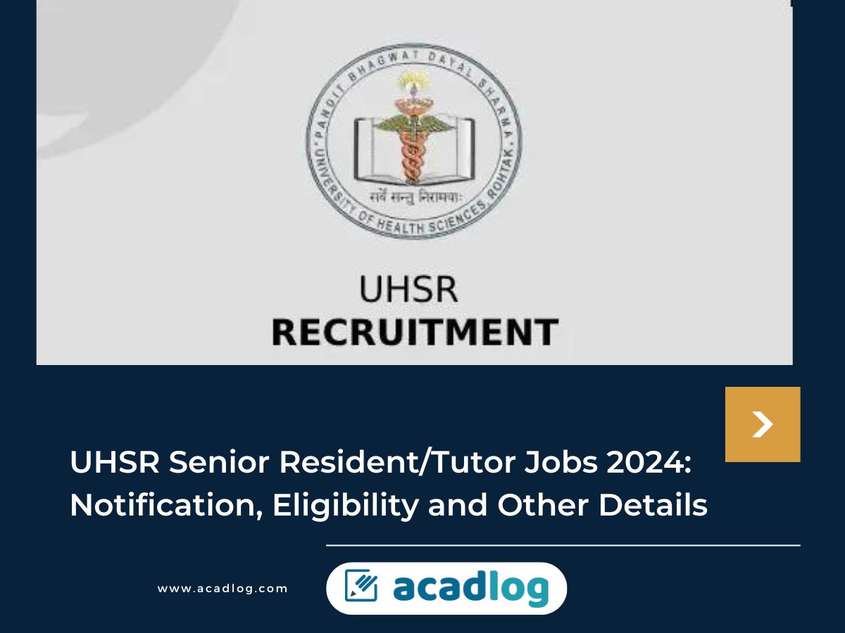 UHSR Jobs 2024