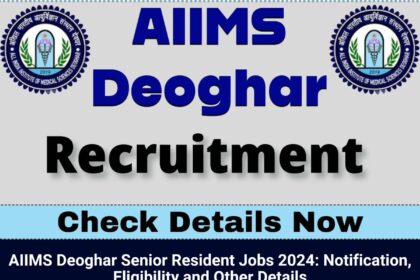 AIIMS Deoghar Jobs 2024