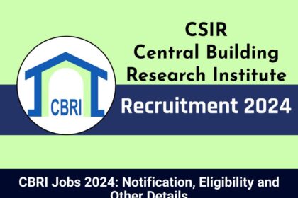 CBRI Jobs 2024