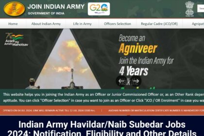 Indian Army Jobs 2024