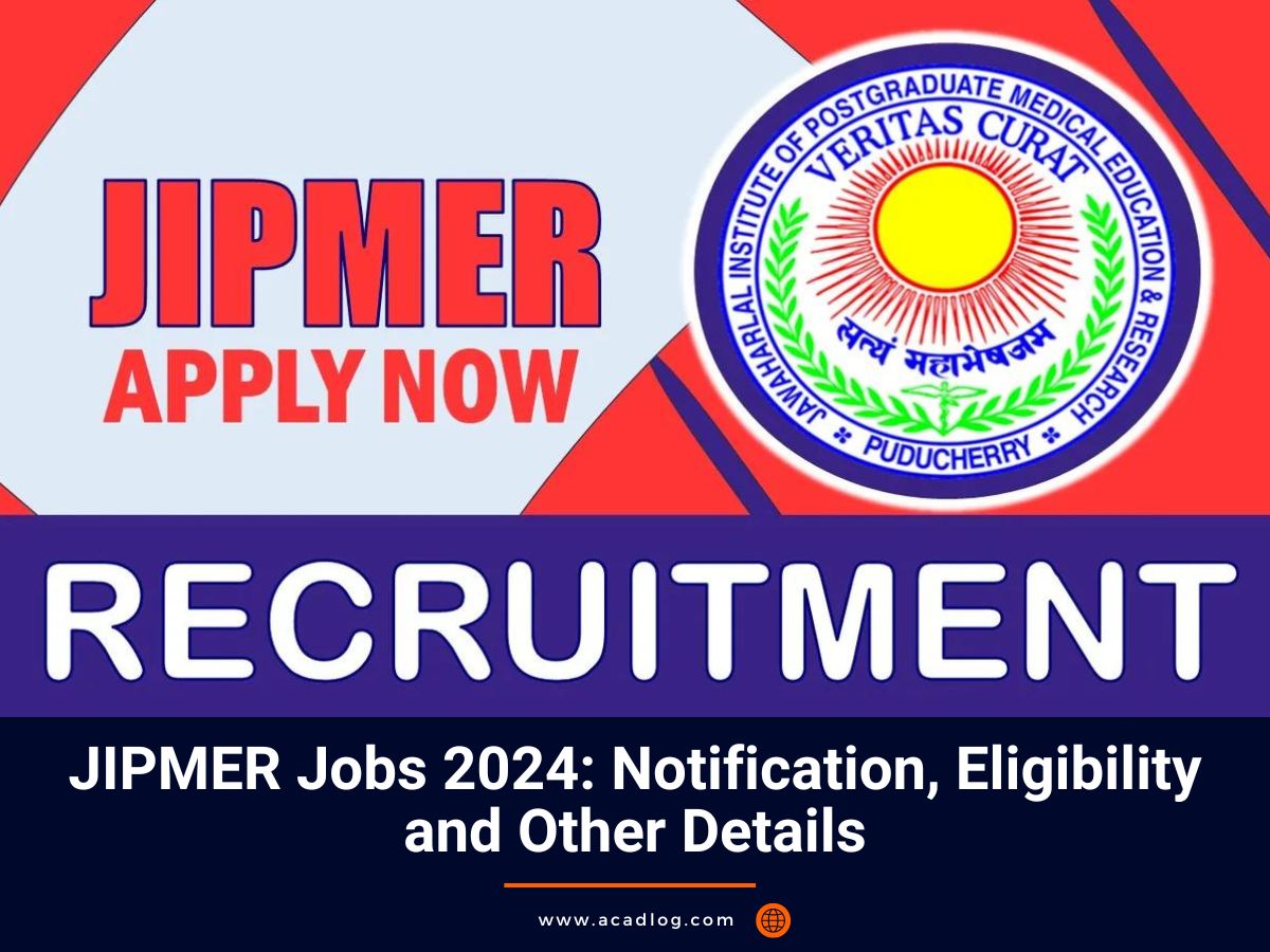 JIPMER Jobs 2024
