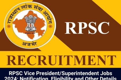 RPSC Jobs 2024