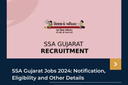 SSA Gujarat Jobs 2024