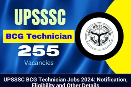 UPSSSC Jobs 2024
