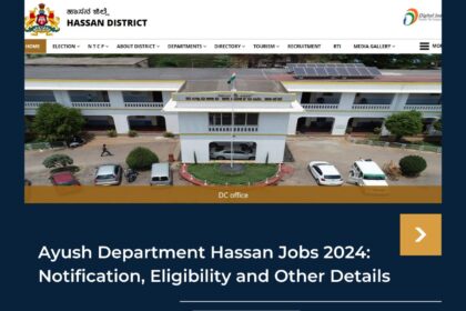 Ayush Department Hassan Jobs 2024