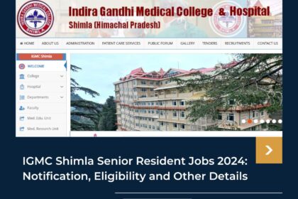 IGMC Shimla Jobs 2024