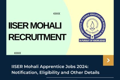 IISER Mohali Jobs 2024