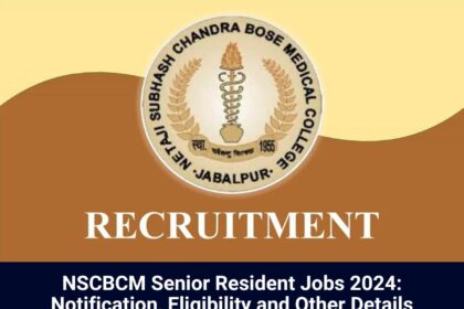 NSCBCM Jobs 2024