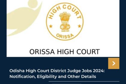Odisha High Court Jobs 2024