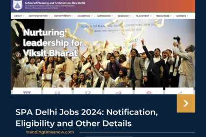 SPA Delhi Jobs 2024
