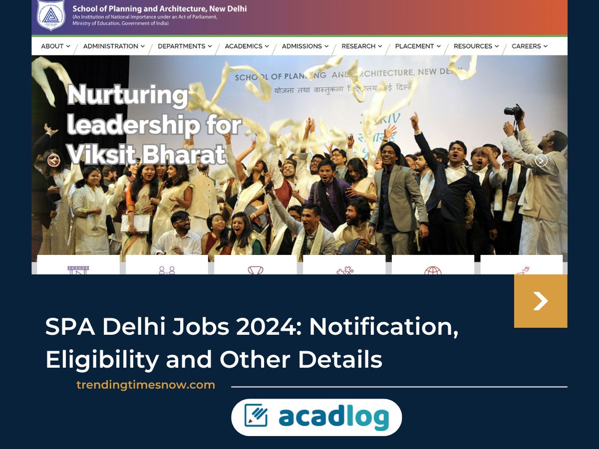 SPA Delhi Jobs 2024