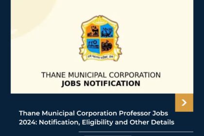 Thane Municipal Corporation Jobs 2024