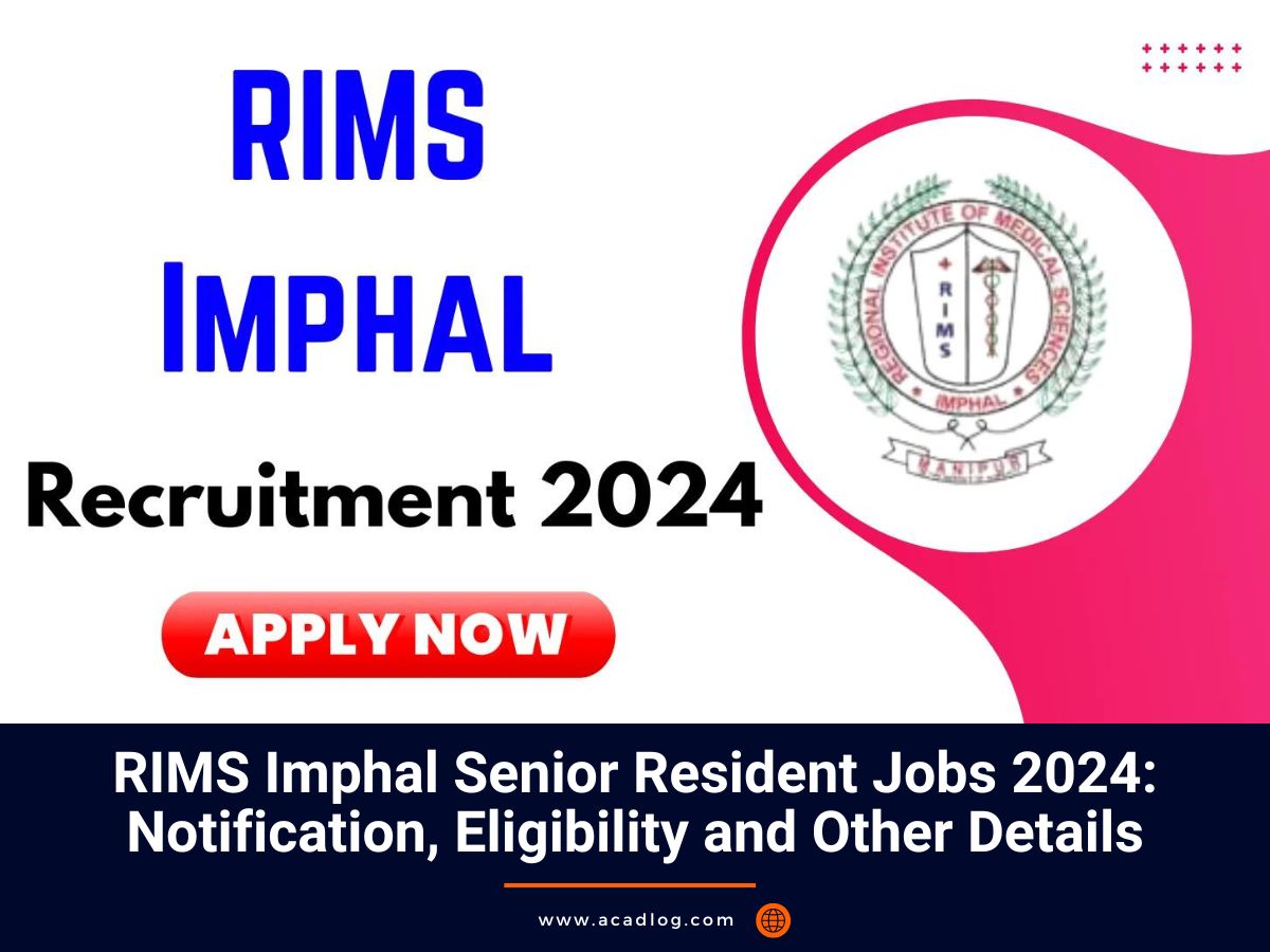RIMS Imphal Jobs 2024