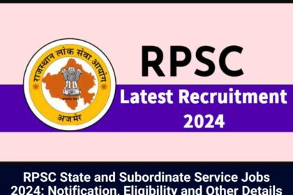 RPSC Jobs 2024