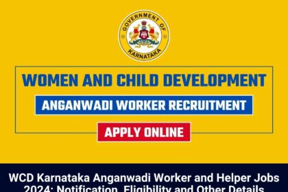 WCD Karnataka Jobs 2024